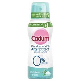 Cadum Argil'Protect Déodorant 48H Fraîcheur d'Aloé Spray 100 ml