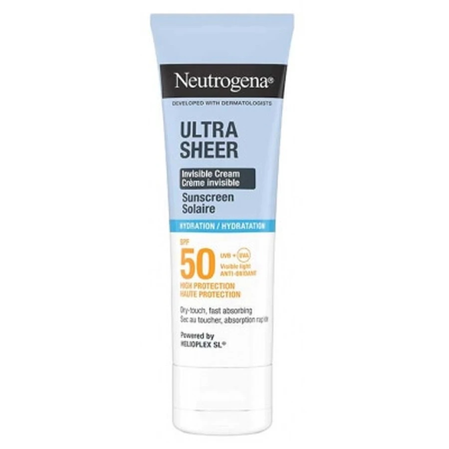 Neutrogena Ultra Sheer Crème Invisible Solaire Hydratation SPF50 50 ml