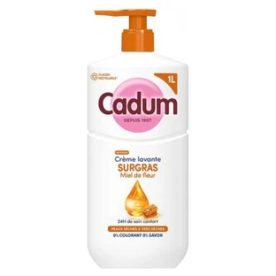 Cadum Ultra-hydraterende reinigingscrème met bloemenhoning 1 L