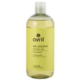 Gel de ducha con ralladura de limón ecológico de Avril, 500 ml