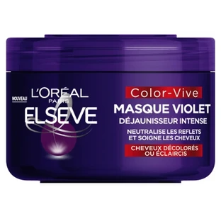 L'Oréal Paris Elseve Color Vive: mascarilla morada para eliminar el amarillo intenso, 250 ml