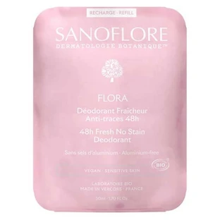 Sanoflore 48-Hour Freshness Flora Organic Deodorant Refill, 50 ml