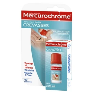 Mercurochrome Flüssigverband für rissige Hände, 3,25 ml