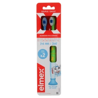 Cepillos de dientes Elmex 2 Soft para niños de 3 a 6 años