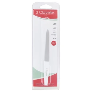 3 limas de uñas Claveles Sapphire, 15 cm