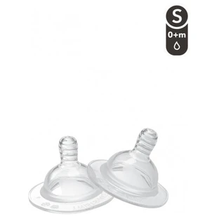 Twistshake 2 Anti-Colic Nipples, Flow Rate S, 0 Months and Up