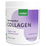 Purasana Feel Beautiful Kollagenpulver, Brombeergeschmack, 240 g