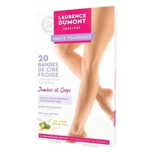 Laurence Dumont Institut Haute Tolérance: tiras de cera fría para el cuerpo y las piernas, 20 tiras