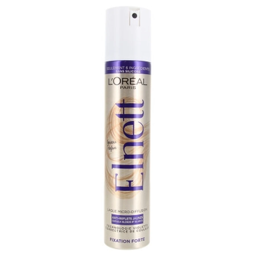 L'Oréal Paris Elnett Laque Fixation Forte Anti-Reflets Jaunes 200 ml