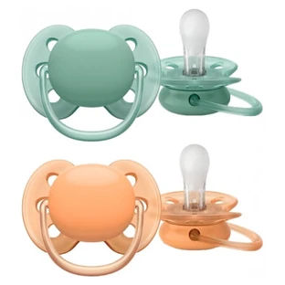 Avent Ultra Soft 2 Orthodontic Pacifiers, 18 Months and Up