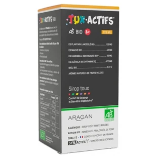 Aragan Synactifs TuxActifs 3+ Biologisch 125 ml