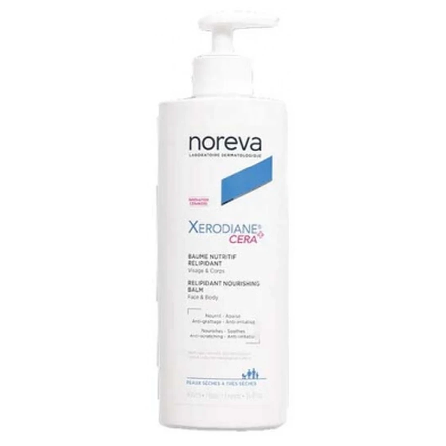 Noreva Xerodiane Cera+ Bálsamo nutritivo y restaurador de lípidos, 400 ml