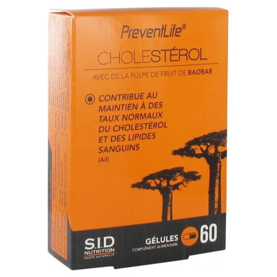 S.I.D Nutrition PreventLife Cholesterol 60 capsules