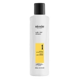 Nioxin Shampoo System 1 for Moderate Hair Loss, Natural Hair, Nioxin 300ml