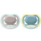 Philips Avent Ultra Air Soothers, +18 months, Grey and Blue, SCF349/01, Philips