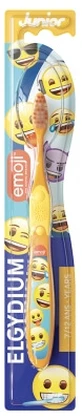 Elgydium Junior Periuță de dinți moale pentru copii de 7-12 ani cu emoji