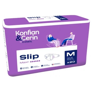 Stentil Konfian & Cerin Slip Maxi+ 20 Komplettwindeln für Erwachsene, Größe M