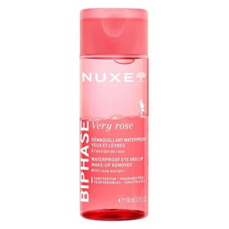 Nuxe Very Rose Biphase Waterproof oog- en lippenmake-upremover 100 ml