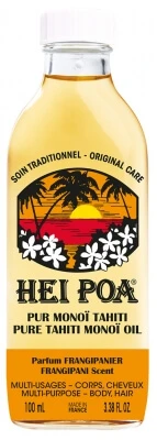 Hei Poa Pur Monoï Tahiti Frangipani Fragrance 100 ml