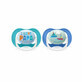 Philips Avent Ultra Air Soother, 6-18 months, I Love Papa Blue SCF080/03, Philips