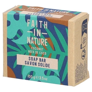 Jabón en pastilla de coco Faith In Nature, 100 g