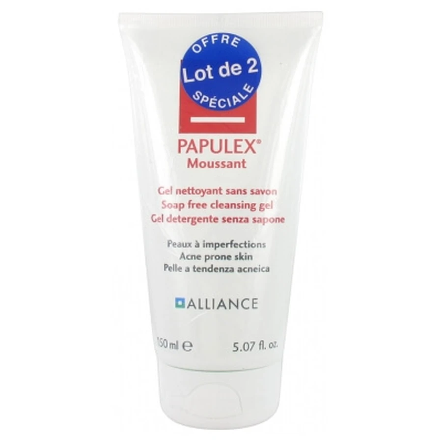 Alliance Papulex schuimgel, 2-pack (elk 150 ml)
