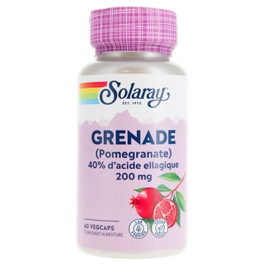 Solaray Granatapfel 60 vegetarische Kapseln