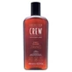 American Crew 3-in-1 Shampoo, Conditioner & Body Wash for Hair and Body (450 ml), Revitalizing, moisturizing, and soothing