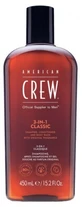 American Crew 3-En-1 Shampooing, Après Shampooing &amp; Gel Douche pour Cheveux et Corps (450ml), Revitalisant, hydratant et apaisant