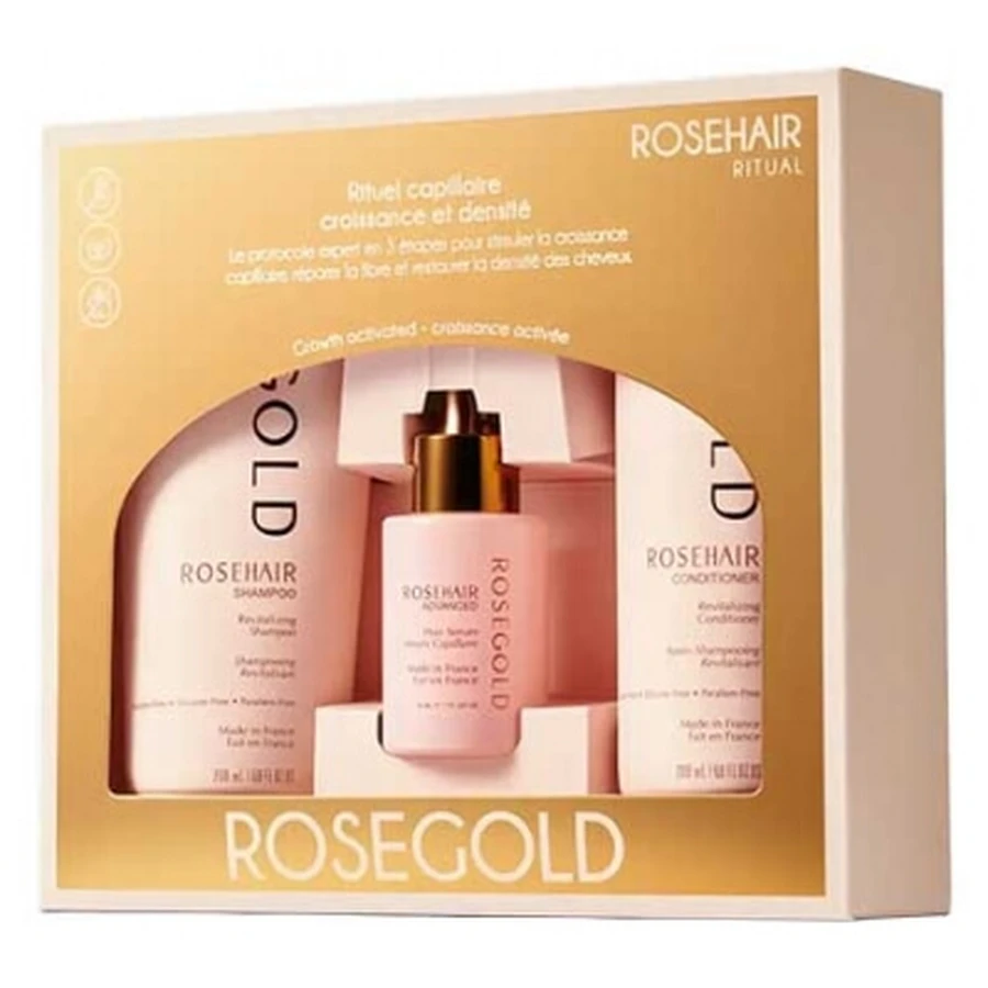 ROSEGOLD Paris Rosehair Hair Care Ritual for Growth and Thickness