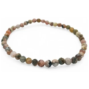 Natura Square Faceted Rhodochrosite Bracelet