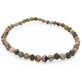 Natura Square Faceted Rhodochrosite Bracelet
