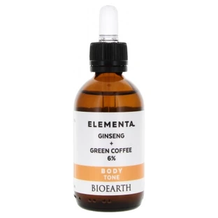 Bioearth Elementa Solución tonificante corporal con ginseng y café verde (6 %) 50 ml