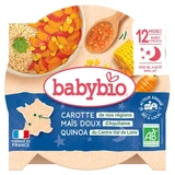 Babybio Good Night-puree van wortel, suikermaïs en quinoa, vanaf 12 maanden, biologisch, 230 g