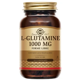 Solgar L-Glutamine 1000 mg Free-Form 60 Tablets