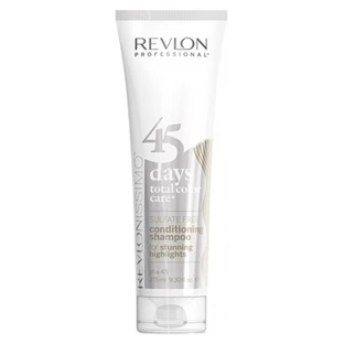 Revlon Professional 45 Days Revlonissimo Champú para cabello con mechas, rubio y canoso, 275 ml