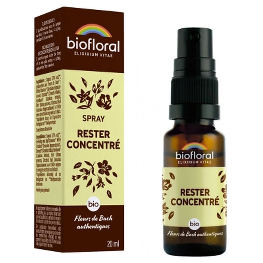 Biofloral Organic "Stay Focused" Spray, 20 ml