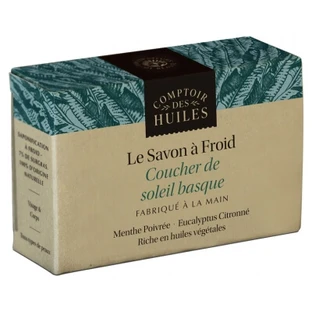Comptoir des Huiles Organic Basque "Sunset" Cold-Process Soap, 100 g