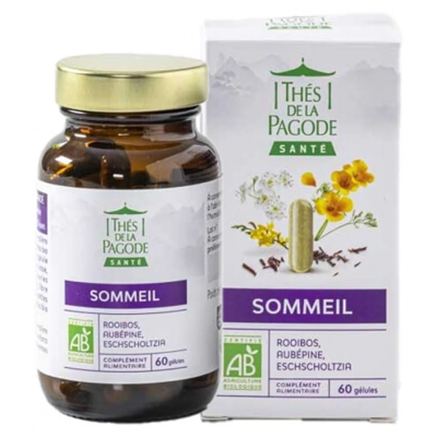 Thés de la Pagode Sommeil Bio 60 Gélules