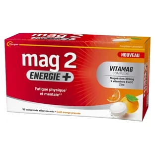 Mag 2 Energy+ 30 Effervescent Tablets