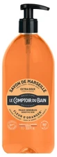 Le Comptoir du Bain Traditional Marseille Soap with Orange Blossom, 1 L