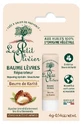 Bálsamo labial reparador con manteca de karité de Le Petit Olivier, 4 g