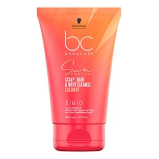 Schwarzkopf Professional Schwarzkopf Bonacure Sun Protect, gel limpiador para el cabello, el cuero cabelludo y el cuerpo, 100 ml