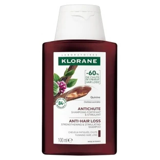 Klorane Force - Para el cabello cansado y la caída del cabello: champú con quinina y edelweiss ecológico, 100 ml