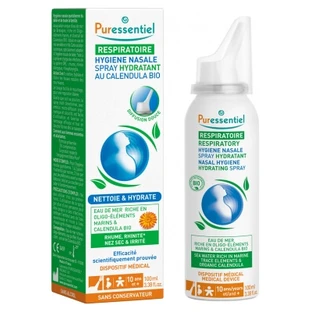 Puressentiel Respiratoire Hygiène Nasale Spray Hydratant au Calendula Bio 100 ml