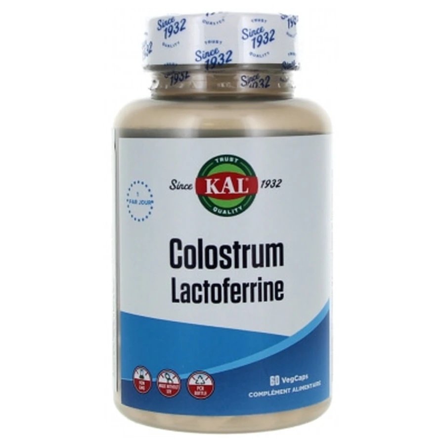 Kal Colostrum Lactoferrin 60 vegetarische Kapseln