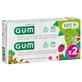 GUM Kids Dentifrice Fluoré 3 Ans et + Lot de 2 x 50 ml
