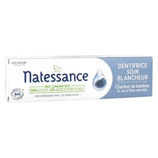 Natessance Bio-Zahnpasta mit Bambuskohle zur Zahnaufhellung, 75 ml