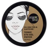 Organic Shop Pu-Erh-Tee und koffeinhaltige, belebende Hydrogel-Augenpads, 60 Stück
