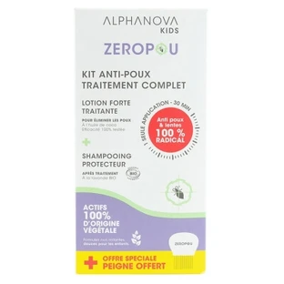 Alphanova Kids Zéropou Complete Lice Treatment Kit
